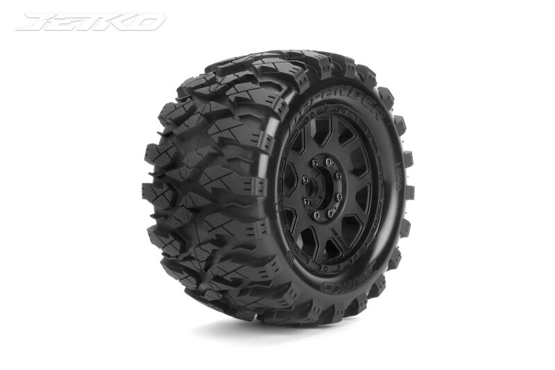 JETKO EX Tyre MT Defender Belted 3.8" 17mm-Maxx-12mm noire (2) / JK1806CB