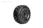 JETKO EX Belted Tyre Raptor SC Black wheel Hex 12-14-17mm (2) / JK3108CB