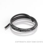 13AWG Thin-Wall Silicone Wire(1 Meter), Black, 3.5mm OD / CYECW04