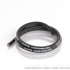 11AWG Thin-Wall Silicone Wire(1 Meter), Black, 4.5mm OD / CYECW05