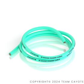 13AWG Thin-Wall Silicone Wire(1 Meter), Aurora Green,...