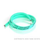 CAYOTE nur für CREST 8/ Crest 8 Evo 11AWG Thin-Wall Silicone Wire(1 Meter), Aurora Green, 4.5mm / CYECW07