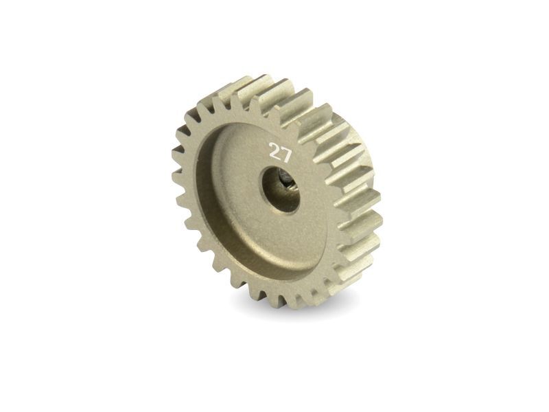 HUDY ALU ULTRA-LIGHT PINION GEAR - HARD COATED - 27T / 48 / HUD294027