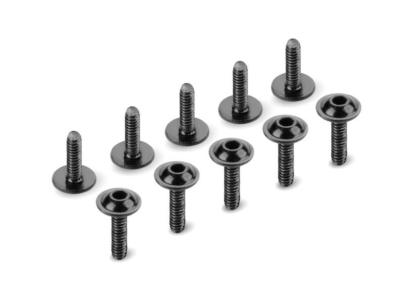 XRAY HEX SCREW FLANGED SH M2.5x6 (10) / XRA911256