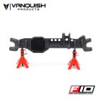Vanquish F10 Aluminum Front Axle Housing (Black) / VPS08655
