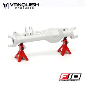 Vanquish F10 Aluminum Front Axle Housing (Clear) / VPS08656