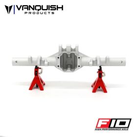 Vanquish F10 Aluminum Rear Axle Housing (Clear) / VPS08658