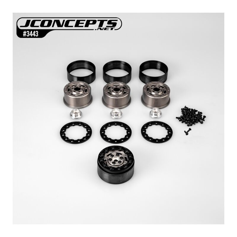 JConcepts Ballistic 2.0 Crawler Wheel Set (Fits 1.9 Tires) / JCO3443