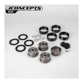 JConcepts Ballistic 2.0 Crawler Wheel Set (Fits 1.9...