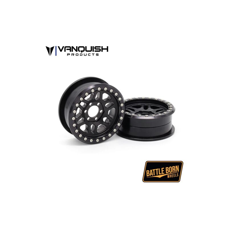 Vanquish Battle Born Wheels 2.2 Kilo (Black | 2pcs) / VPS08240