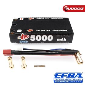 Intellect MC4 LiHV Shorty Akku 5000mAh 7.6V 2S 120C...