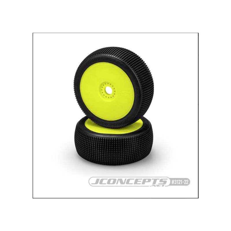 Jconcepts Reflex - green compound, pre-mounted on 3357W wheels / JCO3121-12