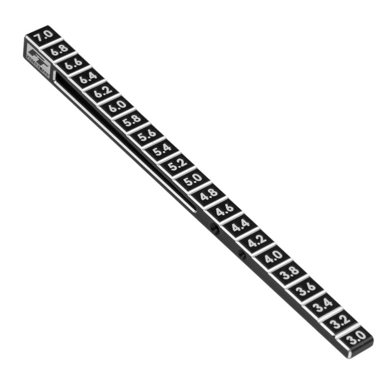 Team Associated FT Stepped Ride Height Gauge, 3-7mm / AE1530