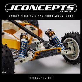 JConcepts RC10 4wd carbon fiber front shock tower / JCO5284