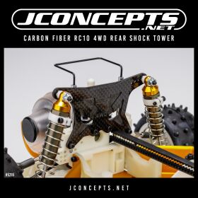 JConcepts RC10 4wd carbon fiber rear shock tower / JCO5285