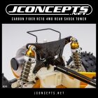 JConcepts RC10 4wd carbon fiber rear shock tower / JCO5285