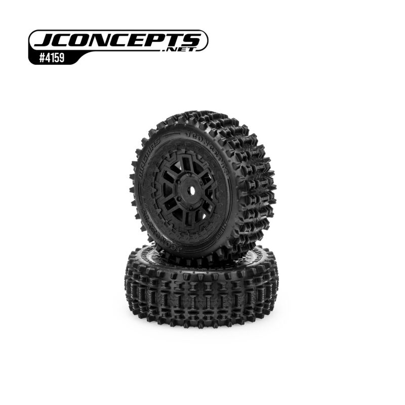 JConcepts Magma - yellow compound, pre-mounted on #3472 wheel (Fits - Arrma Typhon Grom) / JCO4159-30912