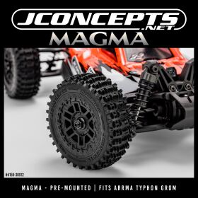 JConcepts Magma - yellow compound, pre-mounted on #3472...