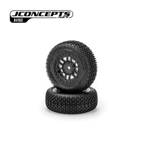 JConcepts Choppers - yellow compound, pre-mounted on #3472 wheel (Fits - Arrma Typhon Grom) / JCO4160-30912