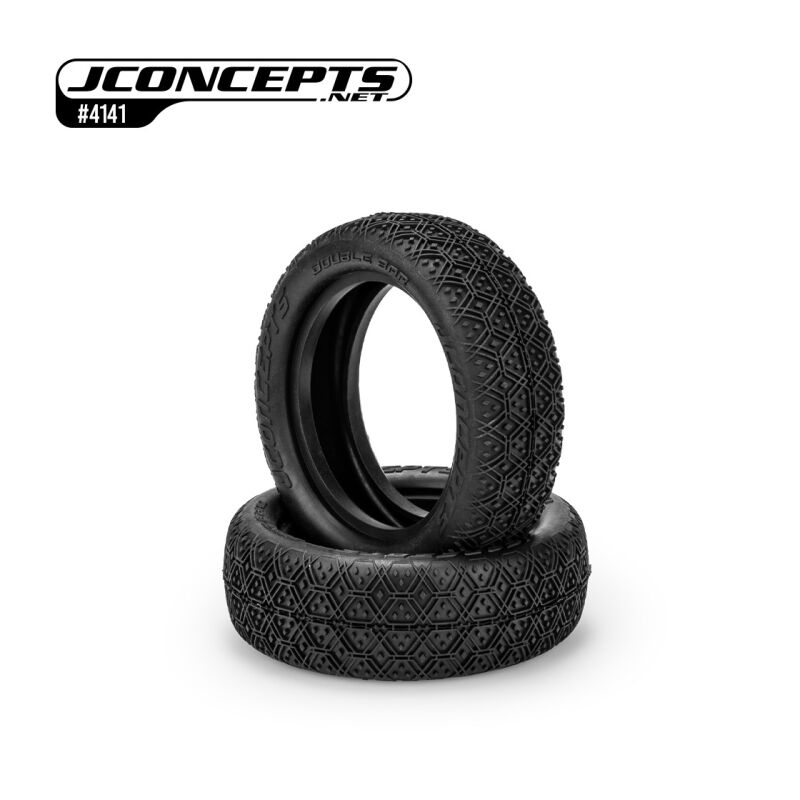 JConcepts Double Bar - silver compound (Fits - 2.2" 2wd buggy front wheel) / JCO4141-06