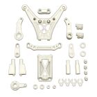 Team Associated DC10 Steering Bellcrank and Top Plate Bulkhead, Natural / AE72293