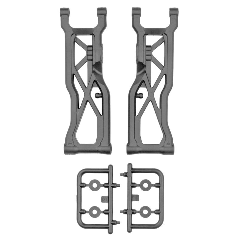 Team Associated RC10T7 FT Rear Suspension Arms, Carbon / AE71212