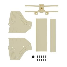 Team Associated RC10F6 Classic Rear Wing, White / AE8687