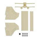 Team Associated RC10F6 Classic Rear Wing, White / AE8687