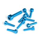 Hiro Seiko NB4+ Light Weight Screw Set [T-Blue] / HS-38066