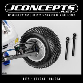 JConcepts Titanium RC10B3 | RC10T3 5.5mm Kingpin...