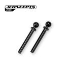 JConcepts Titanium RC10B3 | RC10T3 5.5mm Kingpin ball-stud, black - 2pc / JCO5287-2