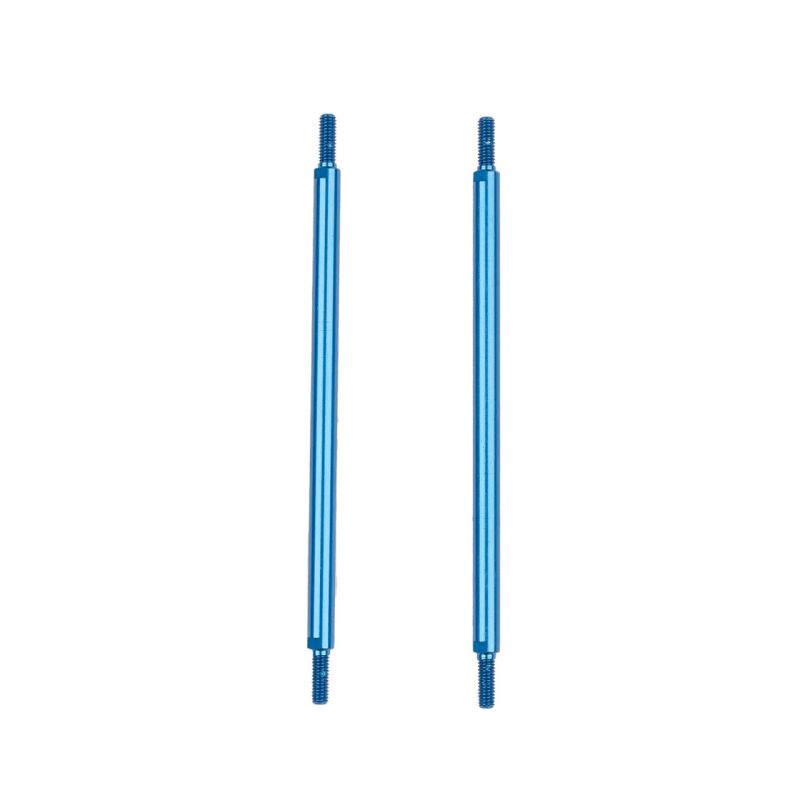 Team Associated RC10 4WD Team Car Aluminum Chassis Stiffener Tubes, Blue / AE6551