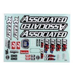 Team Associated RC10B7.1 Decal Sheet / AE92584
