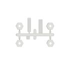 Element RC Enduro Wheel Hexes, 6mm, Natural / AE42410