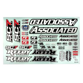 Team Associated RC10SC7 Decal Sheet / AE71224