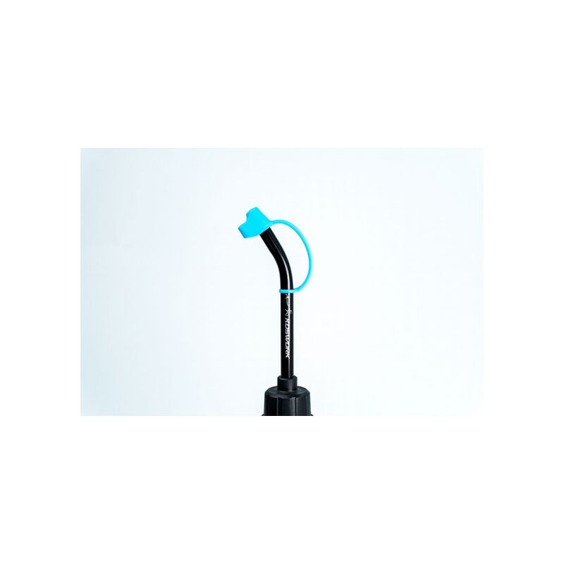 Koswork Blue Silicone Fuel Bottle Clip Cap w/Strap / KOS09008B