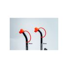 Koswork Red Silicone Fuel Bottle Clip Cap w/Strap / KOS09008R