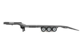 AMEWI Tieflader-Sattelauflieger Dreiachser für Scania 1:18 silber / 22763