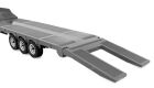 AMEWI Tieflader-Sattelauflieger Dreiachser für Scania 1:18 silber / 22763