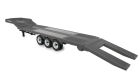 AMEWI / Tieflader-Sattelauflieger Dreiachser für Scania 1:18 silber / 22763