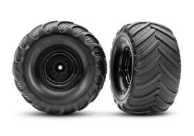 TRAXXAS Terra Groove Reifen auf Felge vo schwarz (2) /...