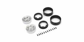KYOSHO Felgen Spoke Bead-lock Kyosho KC10 (2) Chrome 1.9...