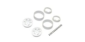 Kyosho Felgen Spoke Bead-lock KC10 (2) weiß 1,9...