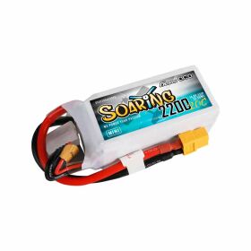 GensAce Soaring Mini LIPO 4S 14,8 V-2200-20C 76 × 33 × 33 mm 180 g (XT60) / GEA22004S20X6