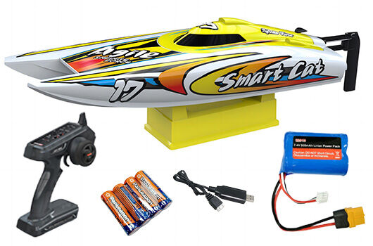 Joysway Race Boat SMART CAT Catamaran Mini RC Speed Boat 2.4GHz RTR / JOY8204
