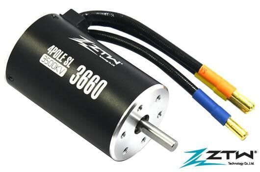 ZTW Brushless Motor 1/10 SL 3660B 2.5D 4P 5mm 4200KV / ZTW2225121