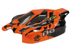 Team Magic Karosserie 1/8 Buggy Lackiert B8ER Orange/Schwarz / TM561448OBK