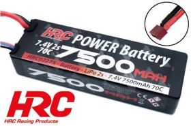HRC Racing LiPo Akku 2S 7,4V 7500mAh 70C Hardcase Ultra T...