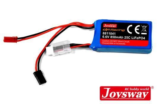 Joysway Akku LiFe 2S 6,6 V, 850 mAh, 25 C DF65/95 RX / JOY8811041