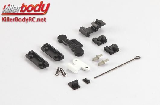 KillerBody Karosserieteile 1/10 Truck Maßstab Motorhaube aufklappbar / KBD48611